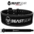 Beast Gear PowerBelt - Premium Powerlifting Gürtel mit Doppelter Dornschließe - 10,2cm x 10mm Nubukleder Kraftsport Gewichthebergürtel Nietengürtel | L - 1