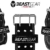Beast Gear PowerBelt - Premium Powerlifting Gürtel mit Doppelter Dornschließe - 10,2cm x 10mm Nubukleder Kraftsport Gewichthebergürtel Nietengürtel | L - 9