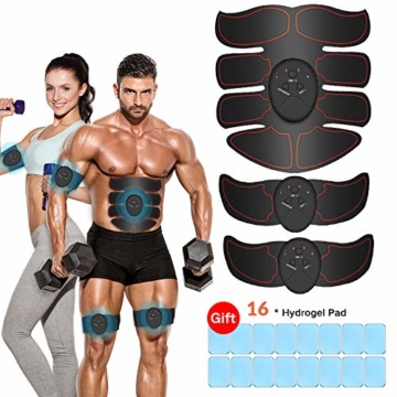 Damen Herren Bauchmuskel Trainer Trainingsgerät Stimulator Fitness ABS Exerciser 