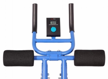 SportPlus AB Plank Bauchtrainer mit Trainingscomputer, blau, 4-facher Schwierigkeitsgrad, zusammenklappbar, SP-ALB-011 - 2